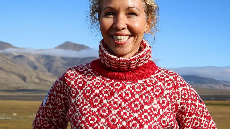Hedda Felin på Svalbard
