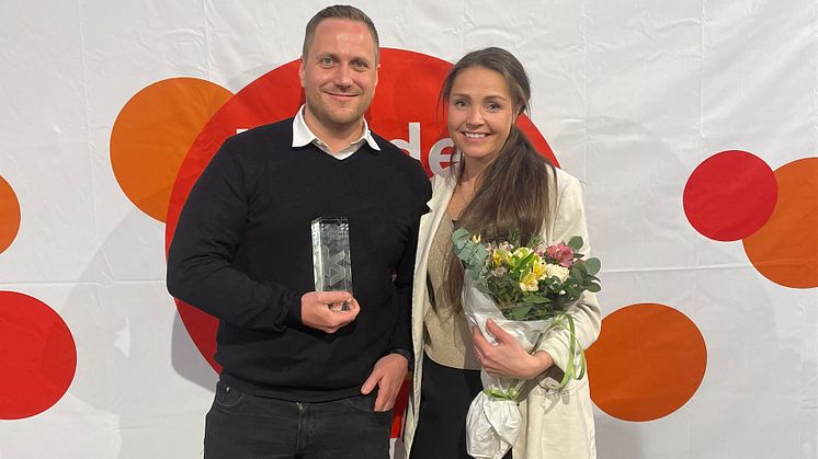 Adam Lundstedt og Lene Følstad fra Allente