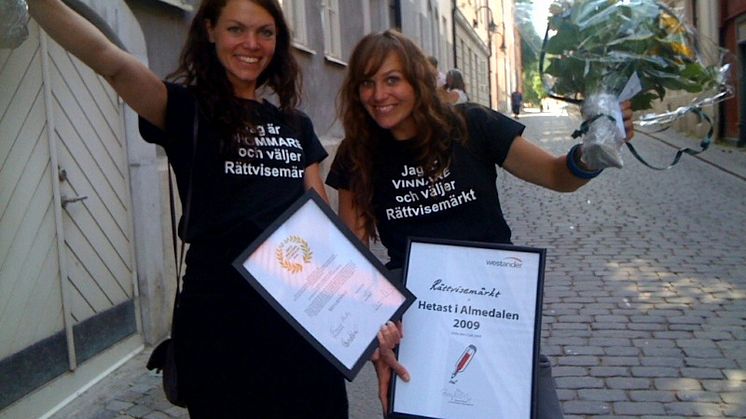 Rättvisemärkt - Hetast och årets varumärke i Almedalen 2009