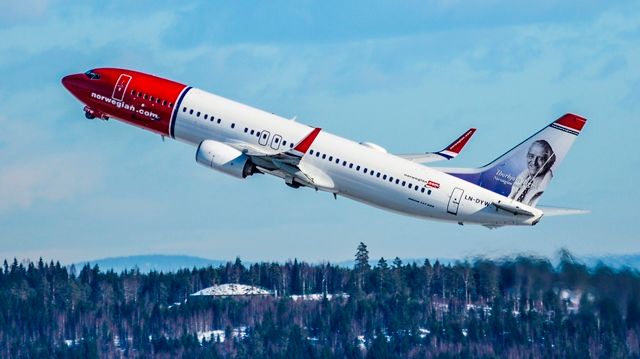 Solid passasjervekst og kapasitetsøkning for Norwegian i desember 