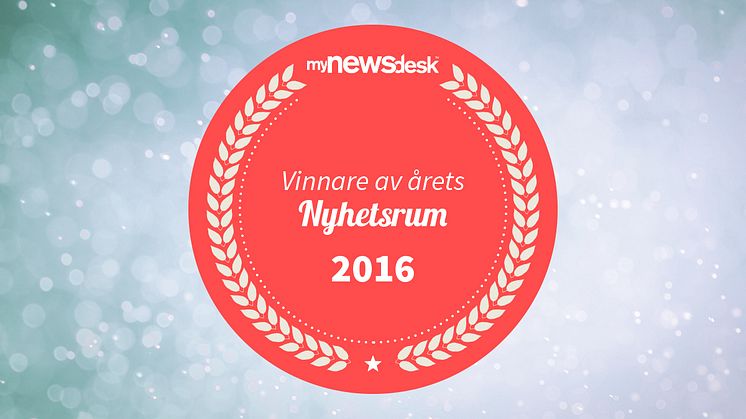 Vinnare i Årets Nyhetsrum 2016