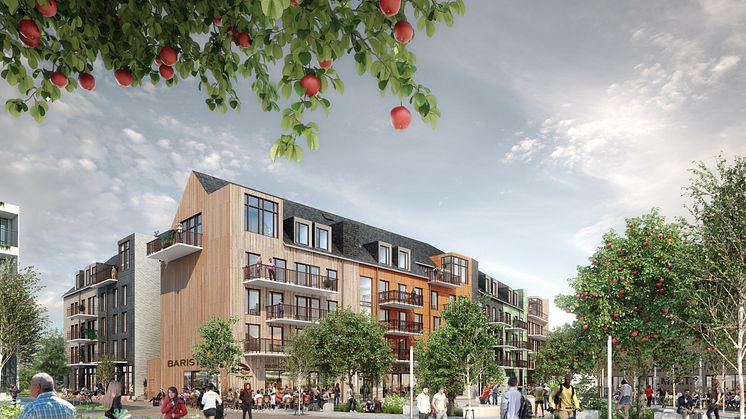 Strategisk Arkitektur har på uppdrag av Bonava gestaltat och projekterat Gretas glänta, det första kvarteret i Sigtuna stadsängar.