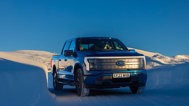 Ford F-150 Lightning Norge vinter 2023
