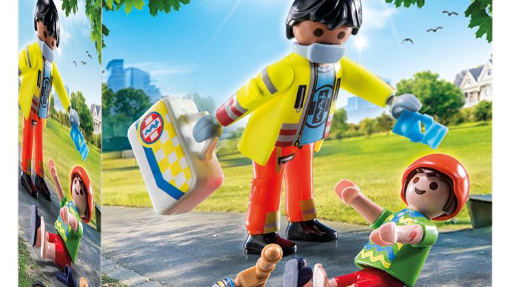 Sanitäter mit Patient (71245) von PLAYMOBIL