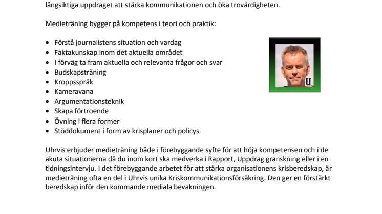 Medieträning
