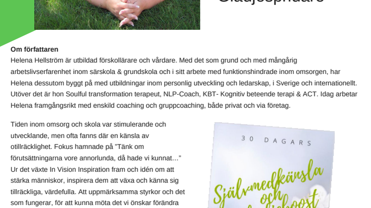 Ny bok om Självmedkänsla och glädje!