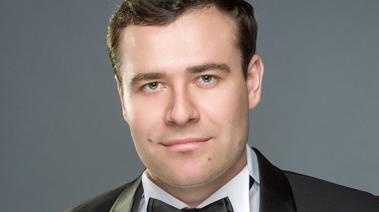 Mykhailo Malafii är 2018 års mottagare av Kungliga Operans Anders Wall-stipendium. Foto: Serhiy Berezjak
