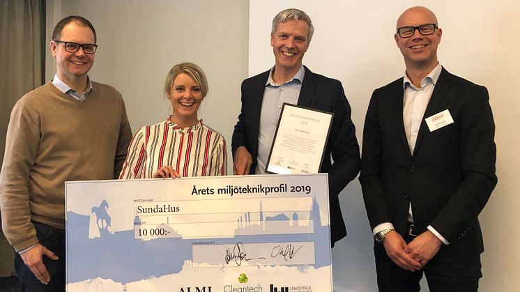 Miljöteknikpris till SundaHus!