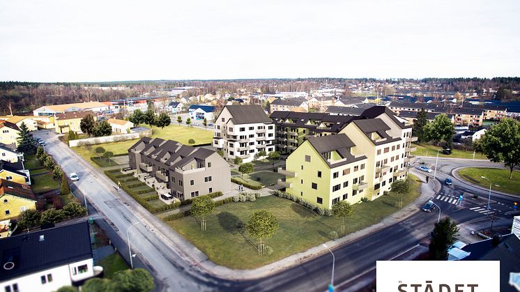 Kvarteret Städet, etapp1, översiktsbild