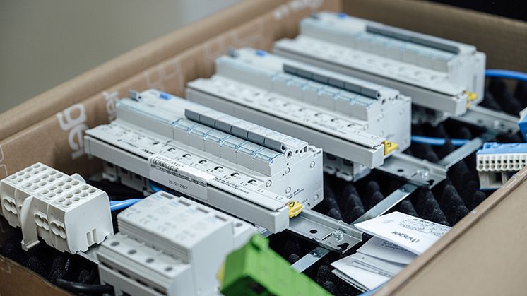 Auslieferung vorverdrahteter volta Kleinverteiler
