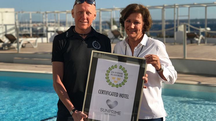 En Svensk Klassiker och Ving har  klassikercertifierat Sunprime Waterfront på Mallorca.