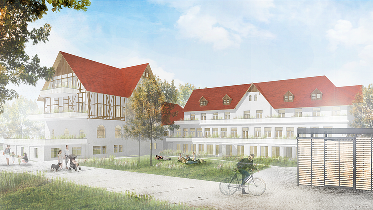 Vom verfallenen Sanatorium zur attraktiven Parkresidenz