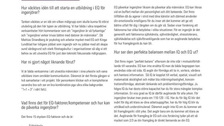 Varför bör ingenjörer och tekniker höja sin EQ?