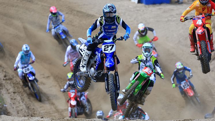 IA1:開幕から15連勝で、年間チャンピオンに大きく近づいた#27 ジェイ・ウィルソン（YZ450FM）