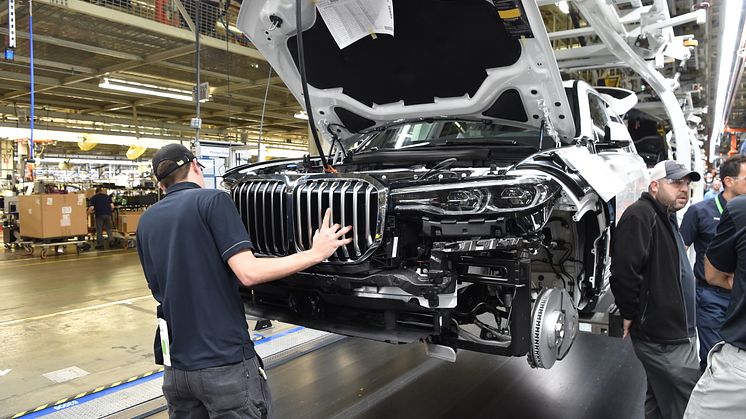 Preprodusert versjon av BMW X7