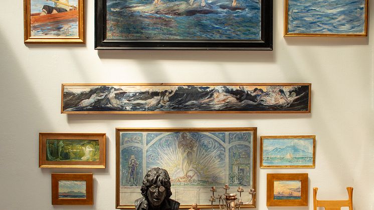 Claes Moser's collection by J.A.G. Acke – on site at Villa Akleja 