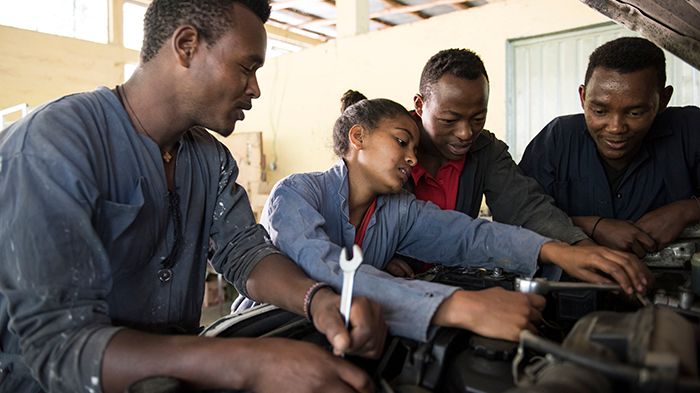 Great potential for job creation in the private sector and manufacturing industry