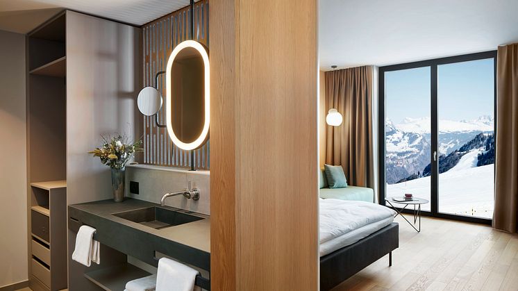 Musterzimmer Stoos Lodge © Stoos Lodge