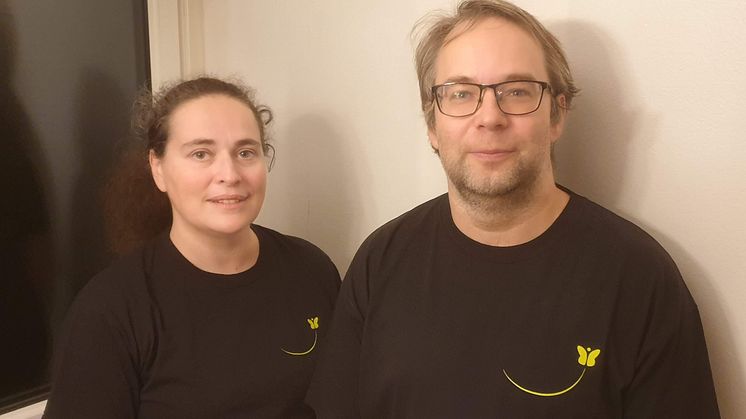 Nathalie Berezina och Maxim Chapovalov, grundare av Norbite.