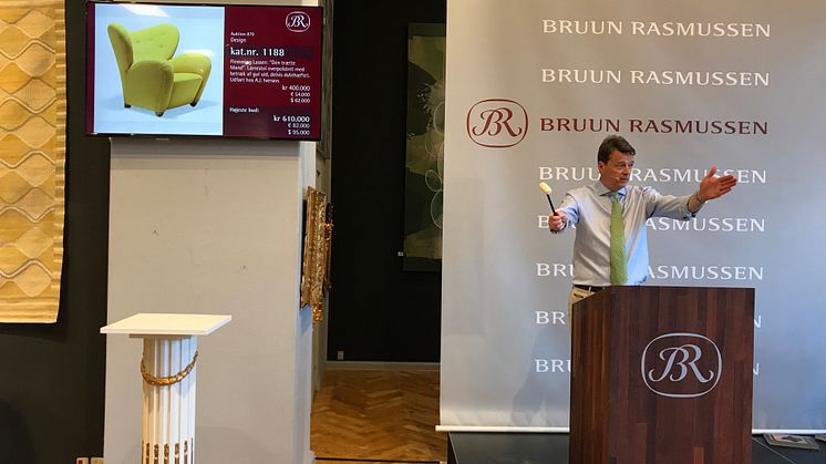 Frederik Bruun Rasmussen sells "The Tired Man" for DKK 610,000 (€107,000 including buyer’s premium).