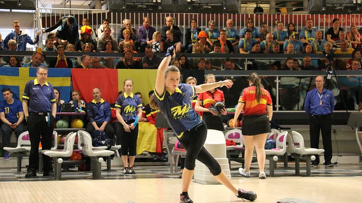 På bilden: Hanna Engberg. Källa: Svenska Bowlingförbundet