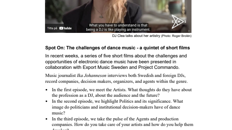 Newsletter Spot On_The future challanges for dance music .pdf