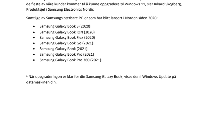 NO_V1_2021.10.05_Bärbara datorer från Samsung som får Windows 11_V2 (Clean)-kopi.pdf