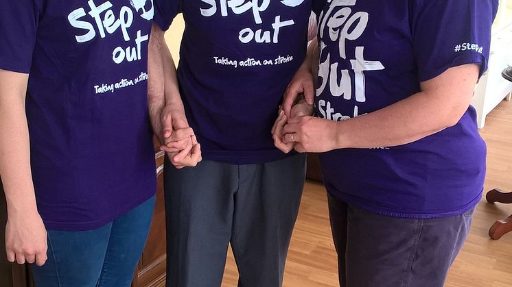 ​Survivors take a Step Out for Stroke in Blackpool