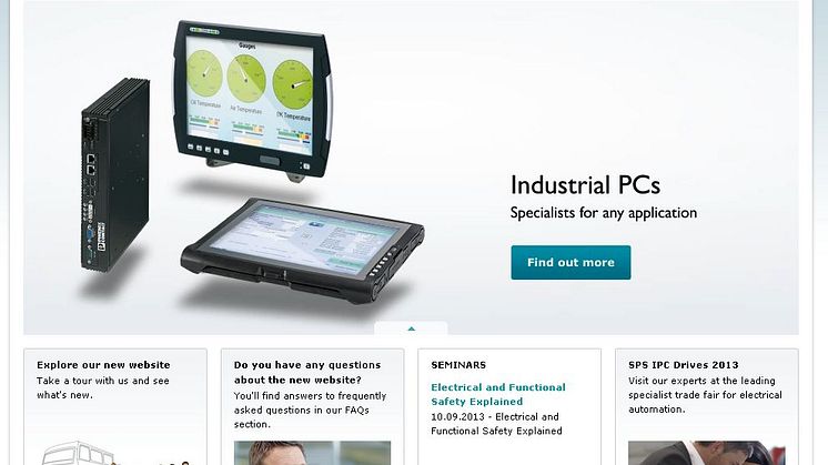 Phoenix Contact's new website