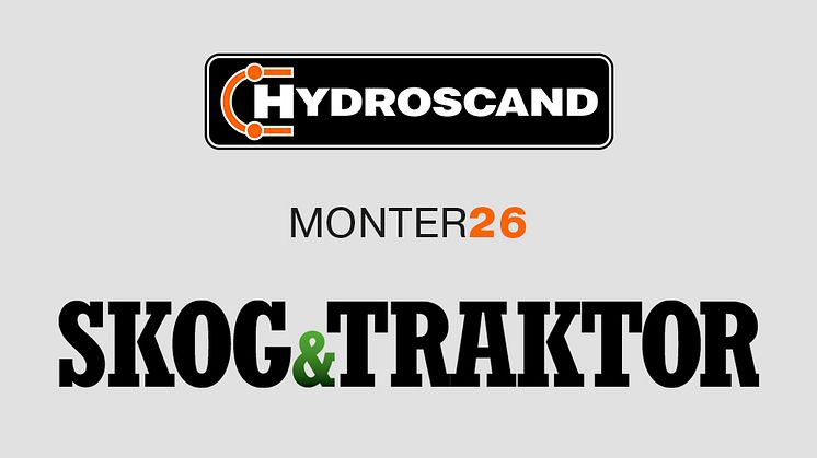 Hydroscand ställer ut på Skog & Traktor