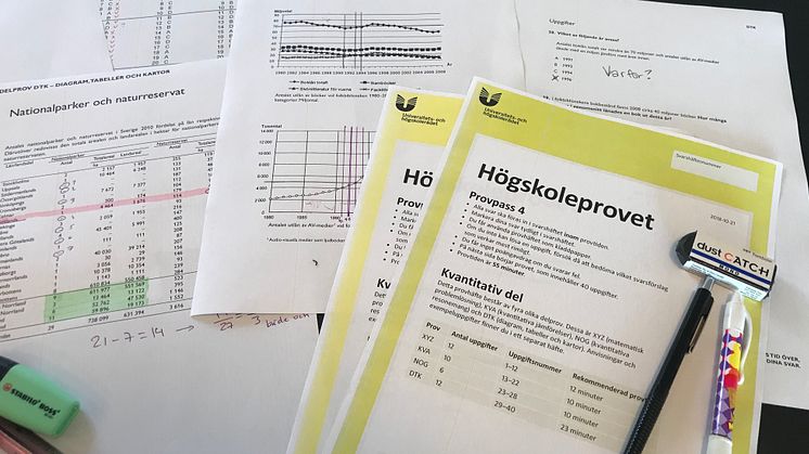 Mattecentrum släpper lösningsförslag till högskoleprovets kvantitativa delar