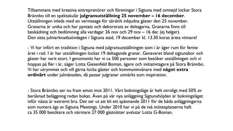 Jubileum på Stora Brännbo Konferens och Hotell