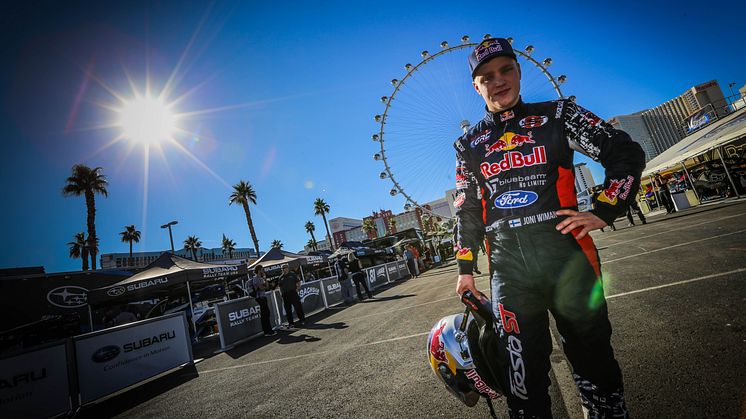 GRC-sarjan voittaja Joni Wiman Las Vegas tunnelmissa