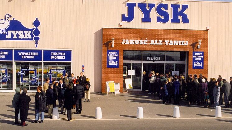 20 lat temu JYSK otworzył pierwszy sklep w Polsce- zdradzamy kulisy