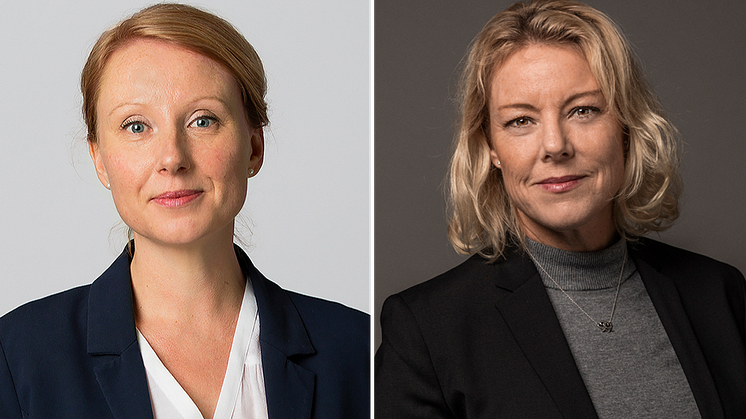 Frida Lundmark sakkunnig inom precisionsmedicin på Lif och Ebba Hallersjö Hult, medgrundare och ledare på Nollvision cancer