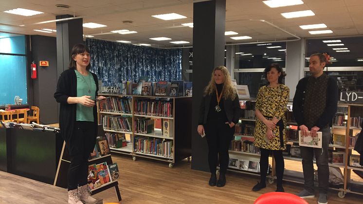 Kulturbyrådet taler under meråpent-lansering på Bjerke