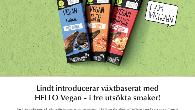 NYHET! Lindt HELLO Vegan