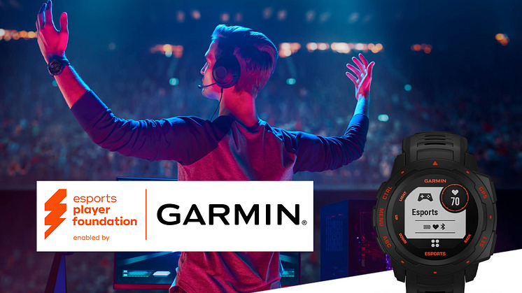 Auch die Talente der esports player foundation profitieren künftig von den Gesundheits- und Fitness-Tracking-Technologien der Garmin Instinct Esports.
