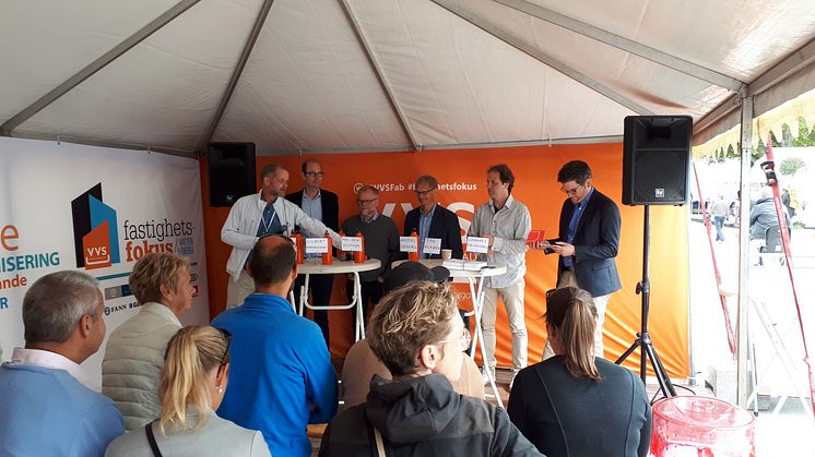 Bild från VVS-Fabrikanternas Råd, Fastighetsfokus, Almedalen 2/7 2018