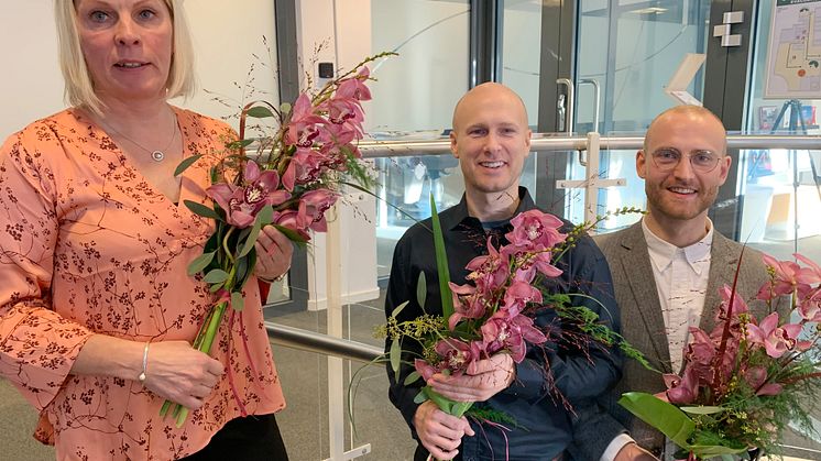 Ulrika Rova, Kristian Sundvall och David Sundvall