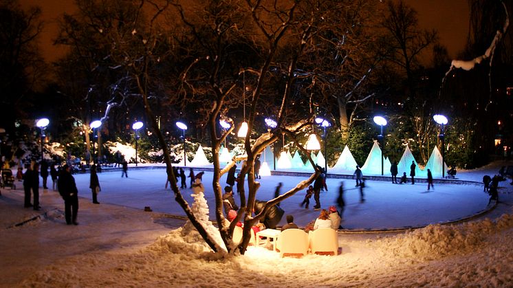 Lär dig åka skridskor i Folkets Park