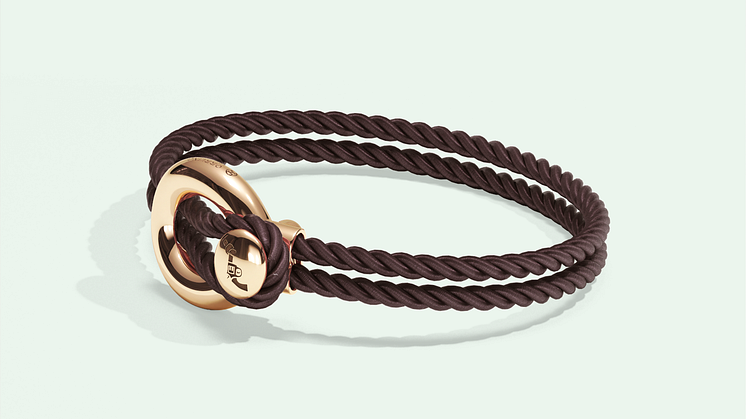 Imagine by Orrling Bracelet Recycled Brown Gold Side.png