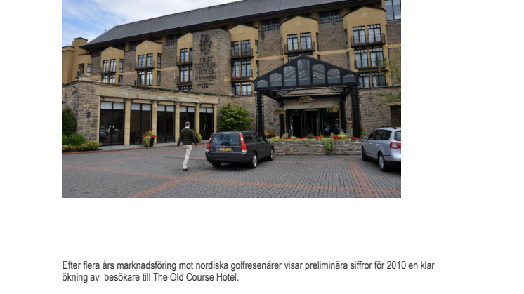 The Old Course Hotel, Golf Resort & SPA anlitar svensk  PR- byrå.