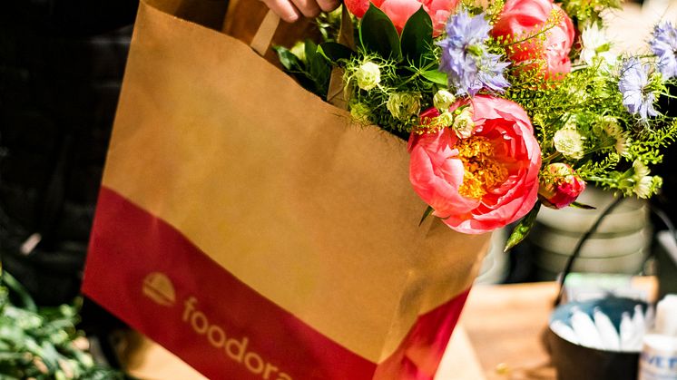 foodora siktar på att bli Sveriges populäraste q-handelsplats för blommor