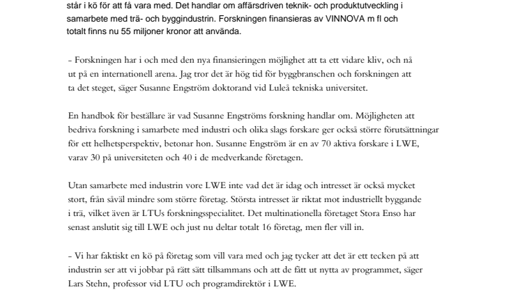 Företag på kö till forskningscenter vid LTU