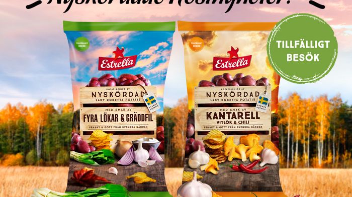 Tillfälligt besök: Nyskördad 2019 Fyra Lökar & Gräddfil och Kantarell, Vitlök & Chili. 