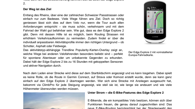 Garmin PM Edge Explore 2