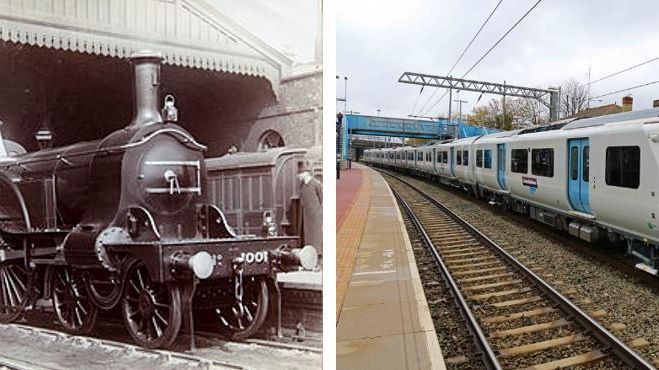 From locomotive steam trains to electric class 387s, 700s and 717s – lots has changed since 1850 but the Great Northern route remains the same
