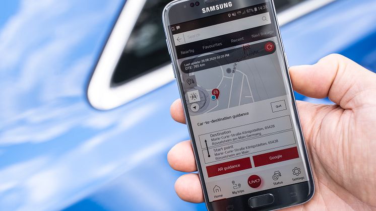 Nu kan du "connecte" med din Kia via mærkets nye mobil app, der er kompatibel med Android- og Apple-smartphones