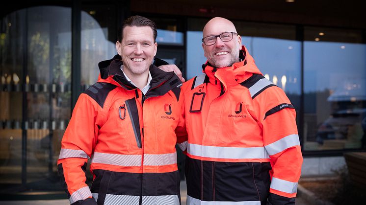 Leif Ahlberg och Magnus Lindberg på RO-Gruppen